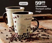 Chocolate Trumpet Coffee Mugs 4 Pack-Per Pack