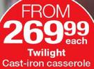 Twilight Cast-Iron Casserole-Each