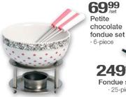 Petite Chocolate Fondue Set-6 Piece Each