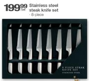 Stainless Steel Steak Knife Set-8-Piece Per Set