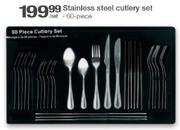 Stainless Steel Cutlery Set-60 Piece Per Set