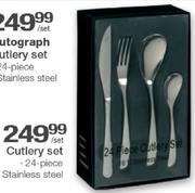 Cutlery Set Stainless Steel-24 Piece Per Set