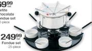 Fondue Set-25 Piece Each
