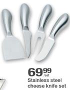 Stainless Steel Cheese Knife Set-Each