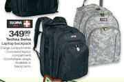 Techna Swiss Laptop Backpack-Each