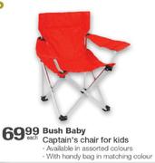 Bush Baby Captain's Chair For Kids-Each