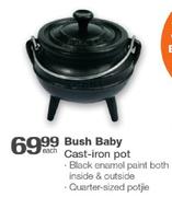 Bush Baby Cast-Iron Pot