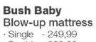Bush Baby Blow-Up Mattress Single