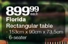 Florida Rectangular Table-Each