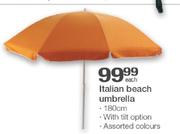 Italian Beach Umbrella 180cm