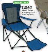 Bush Baby Camping Chair With Footrest