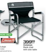 Coleman Deck Chair With Side Table