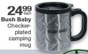 Bush Baby Checker-Plated Camping Mug