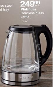 Platinum glass kettle on sale