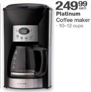 Platinum Coffee Maker