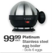 Platinum Stainless Steel Egg Boiler