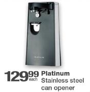 Platinum Stainless Steel Can Opener
