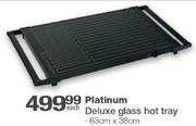 Platinum Deluxe Glass Hot Tray 63x38Cm