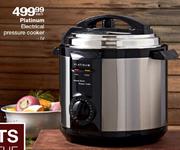 Platinum Electrical Pressure Cooker-6L
