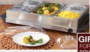 Platinum Round Buffet Server