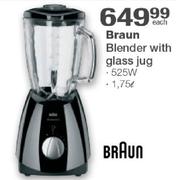 Braun Blender With Glass Jug