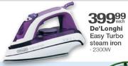 De'Longhi Easy Turbo Steam Iron-2300W Each