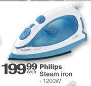 Philips Steam Iron - 1200W Each