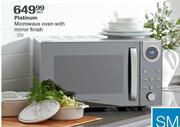 Platinum Microwave Oven With Mirror Finish-25L Each