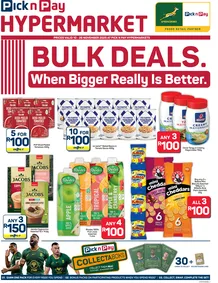 Pick n Pay Hypermarket : Bulk Deals (10 November - 26 November 2025)