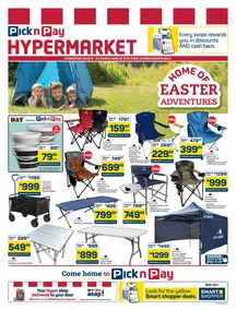 Pick n Pay Hypermarket : Easter Camping (09 March - 24 March 2026)