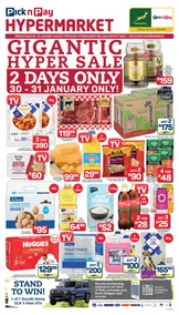 Pick n Pay Hypermarket Eastern Cape : Gigantic Hyper Sale (30 January - 31 January 2026)