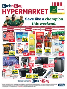 Pick n Pay Hypermarket Gauteng, North West & Free State : Save Like A Champion This Weekend (16 July - 19 July 2026)