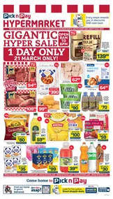 Pick n Pay Hypermarket KwaZulu-Natal : Gigantic Hyper Sale (21 March 2026 Only!)