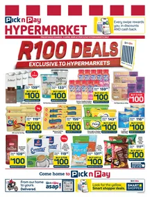 Pick n Pay Hypermarket : R100 Deals (09 March - 06 April 2026)