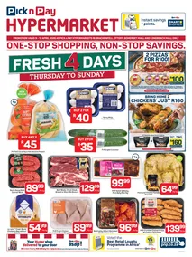 Pick n Pay Hypermarket Western Cape : Fresh 4 Days (09 April - 12 April 2026)