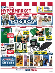 Pick n Pay Hypermarket : Make Bigger Memories This Dad's Day (08 June - 21 June 2026)