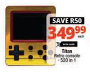 Titan Retro Console 520 In 1
