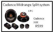 Cadence Midrange Split System-6 Pc