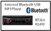 Kenwood Bluetooth USB MP3 Player (BT31U)