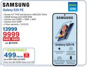 Samsung Galaxy S25 FE Smartphone With Dual Sim Slot