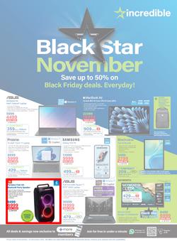 Incredible : Black Star November (24 November - 01 December 2025), page 1