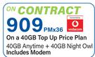Lenovo Ideapad 5 Intel Core i7 2 In 1 Laptop-On A 40GB Top Up Price Plan Includes Modem