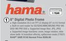 Hama Digital 8" Photo Frame