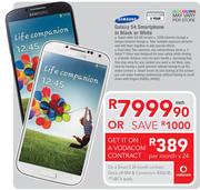 Samsung Galaxy S4 Smartphone In Black Or White-Each