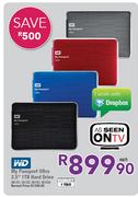 WD My Passport Ultra 2.5" 1TB Hard Drive-Each