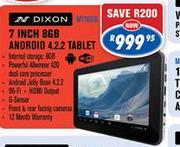 Dixon 7 Inch 8GB Android 4.2.2 Tablet