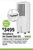 Symphony Air Cooler Diet 22i
