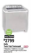 Defy Twin Tub Twinmaid