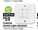 Crabtree Switch Light Industrial