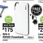 Red-E RW50C PowerBank + 1 Cable Combo